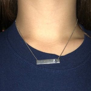 anchor bar necklace